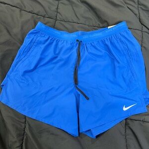 Nike Men's Vibrant Blue Athletic Shorts